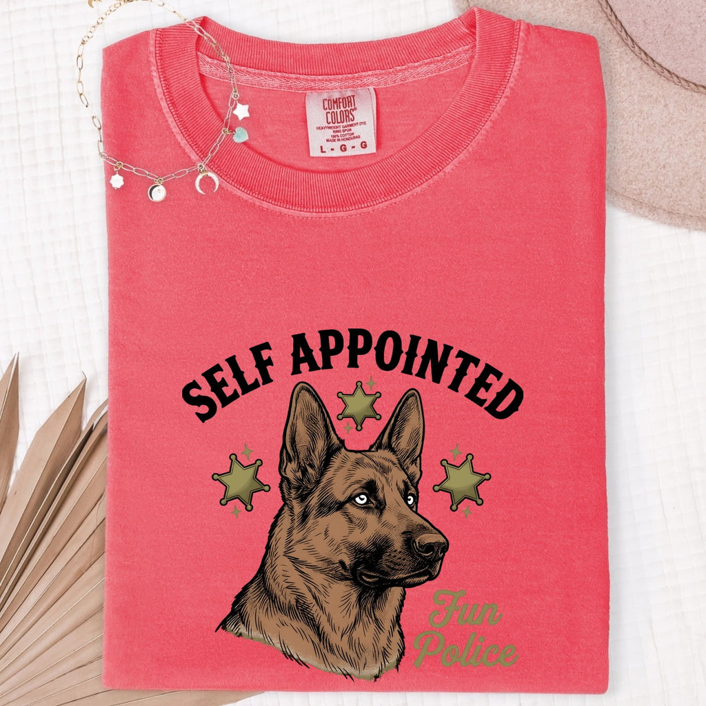 German Shepherd Shirt, Funny Dog Lover Tee, Fun Police Dog Mom Gift