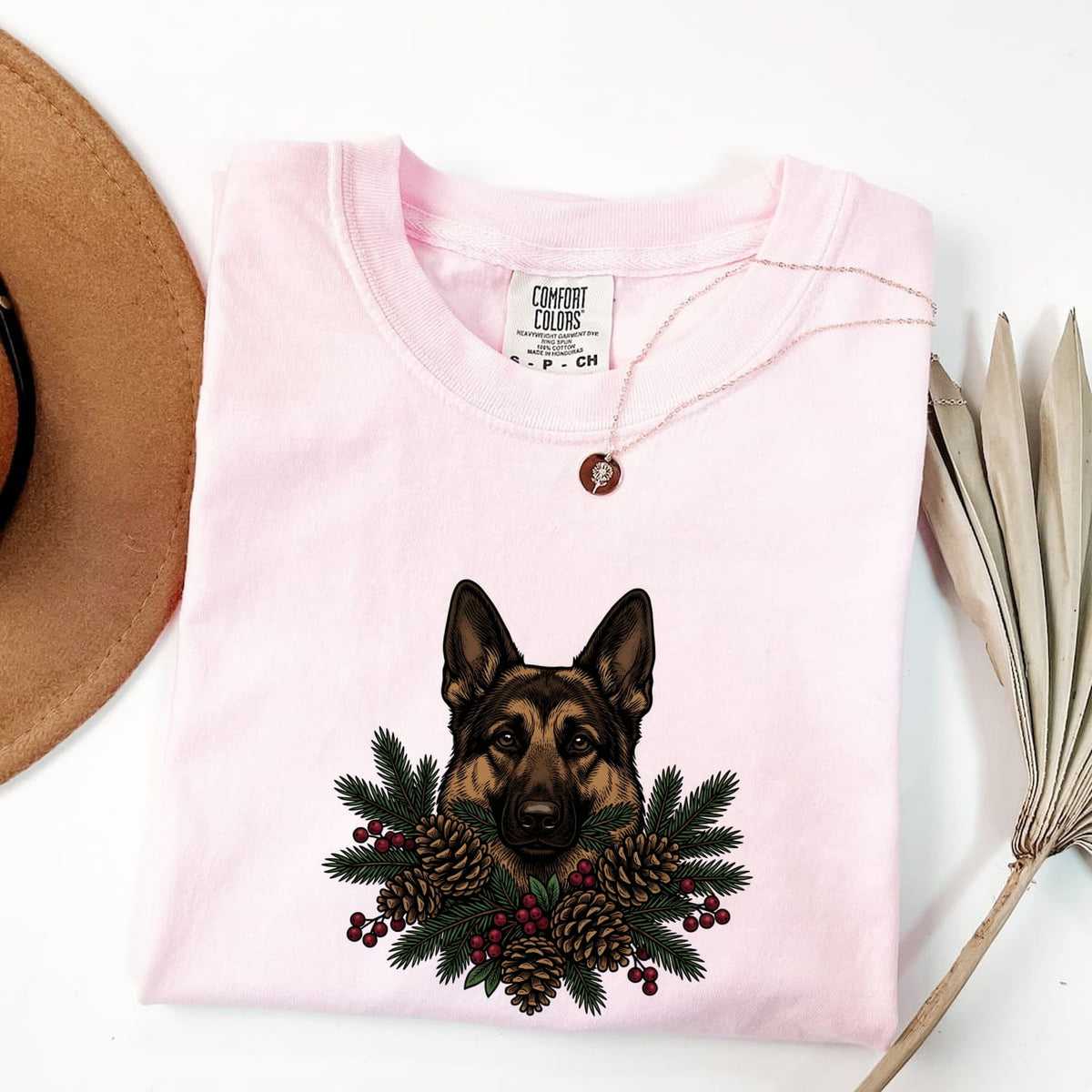 German Shepherd Christmas Shirt, German Shepherd Mom Tee, Dog Lover Christmas Gift