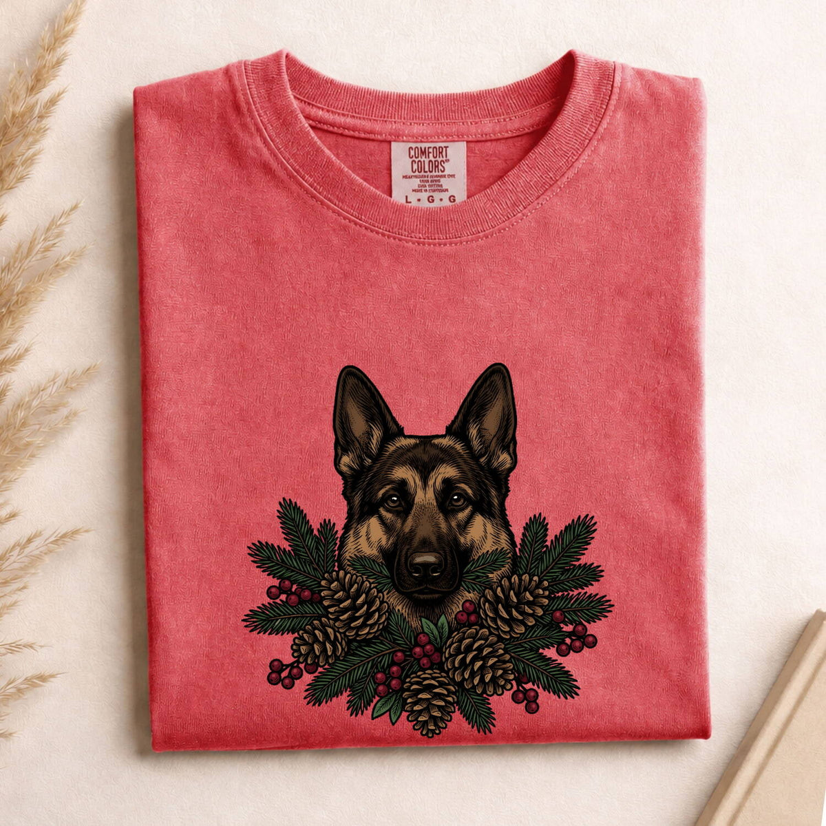 German Shepherd Christmas Shirt, German Shepherd Mom Tee, Dog Lover Christmas Gift