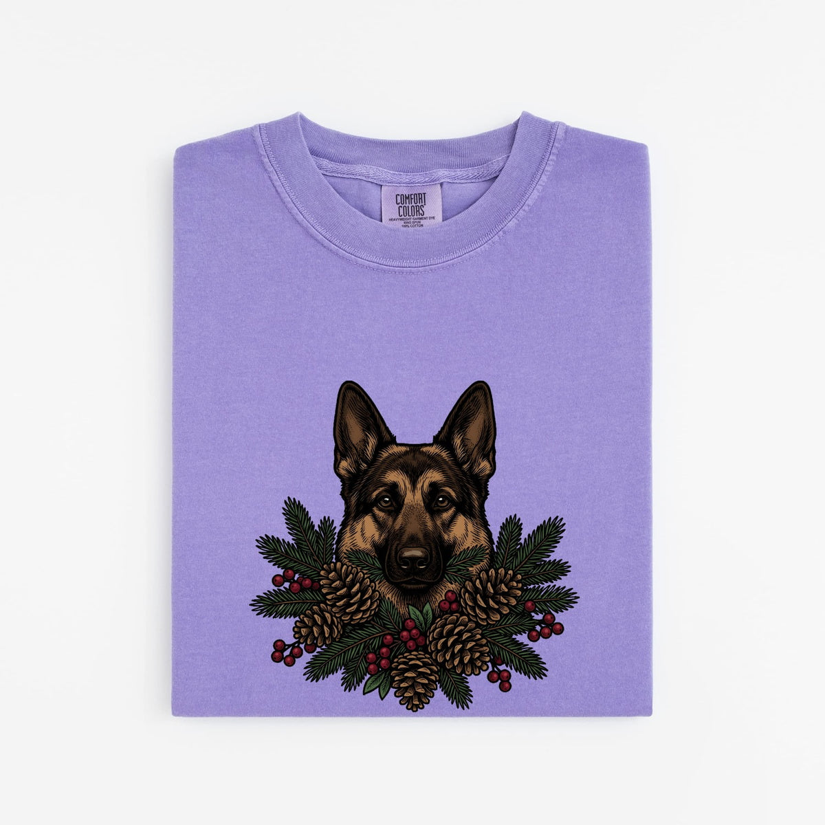 German Shepherd Christmas Shirt, German Shepherd Mom Tee, Dog Lover Christmas Gift