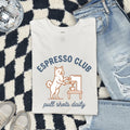 Espresso Club Shirt, Shiba Inu Tee, Funny Coffee Dog Shirt, Coffee Lover Gift