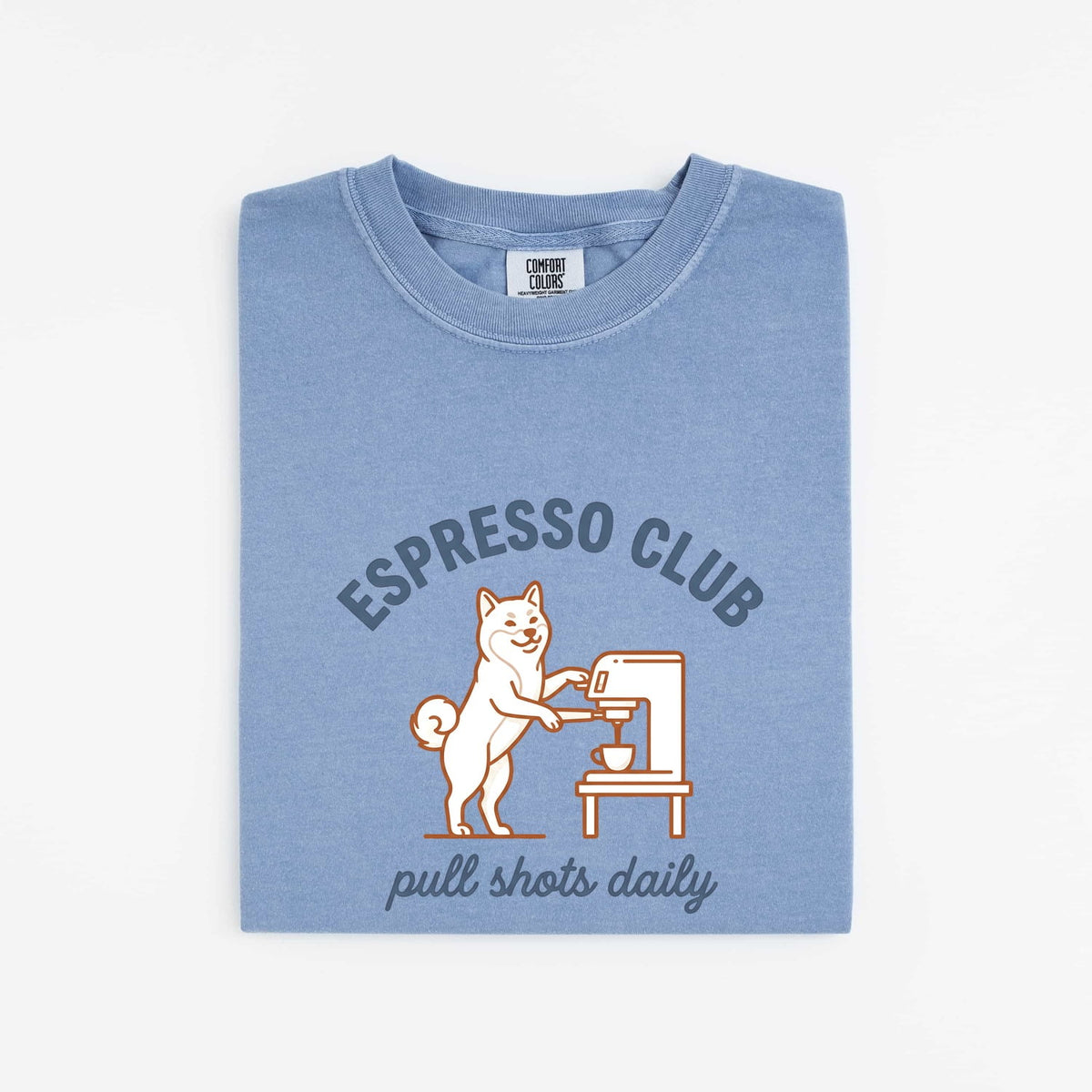 Espresso Club Shirt, Shiba Inu Tee, Funny Coffee Dog Shirt, Coffee Lover Gift