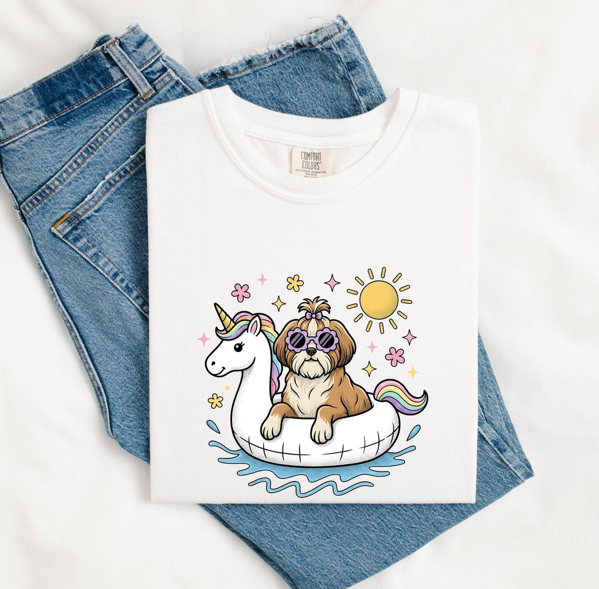 Shih Tzu Shirt, Funny Dog Mom Tee, Shih Tzu Lover Gift, Cute Summer Dog Shirt