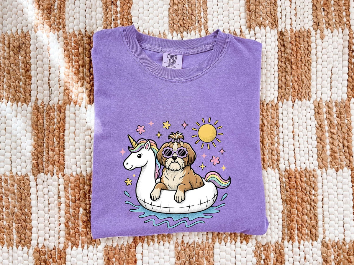 Shih Tzu Shirt, Funny Dog Mom Tee, Shih Tzu Lover Gift, Cute Summer Dog Shirt