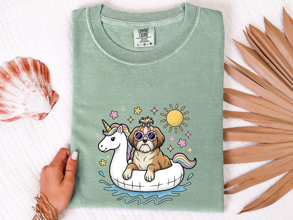 Shih Tzu Shirt, Funny Dog Mom Tee, Shih Tzu Lover Gift, Cute Summer Dog Shirt