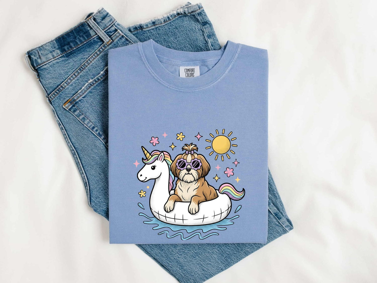 Shih Tzu Shirt, Funny Dog Mom Tee, Shih Tzu Lover Gift, Cute Summer Dog Shirt