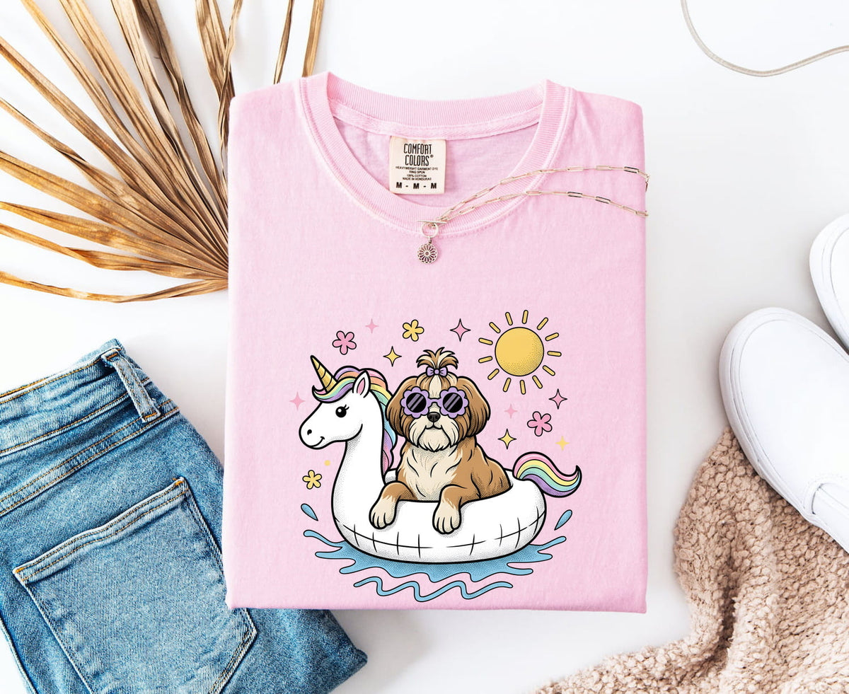 Shih Tzu Shirt, Funny Dog Mom Tee, Shih Tzu Lover Gift, Cute Summer Dog Shirt