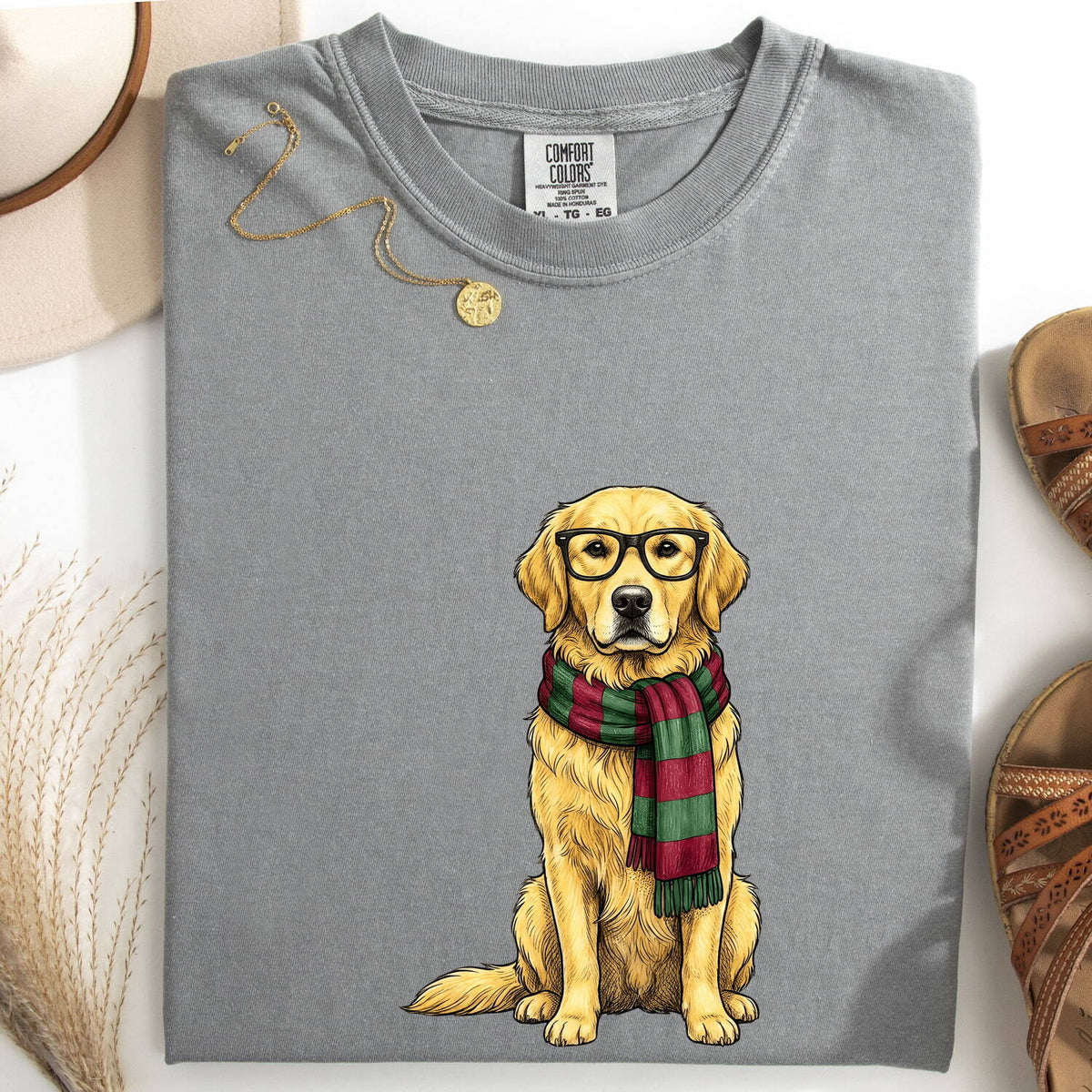 Golden Retriever Shirt, Dog Mom Tee, Golden Retriever Gift, Cozy Dog Lover Shirt