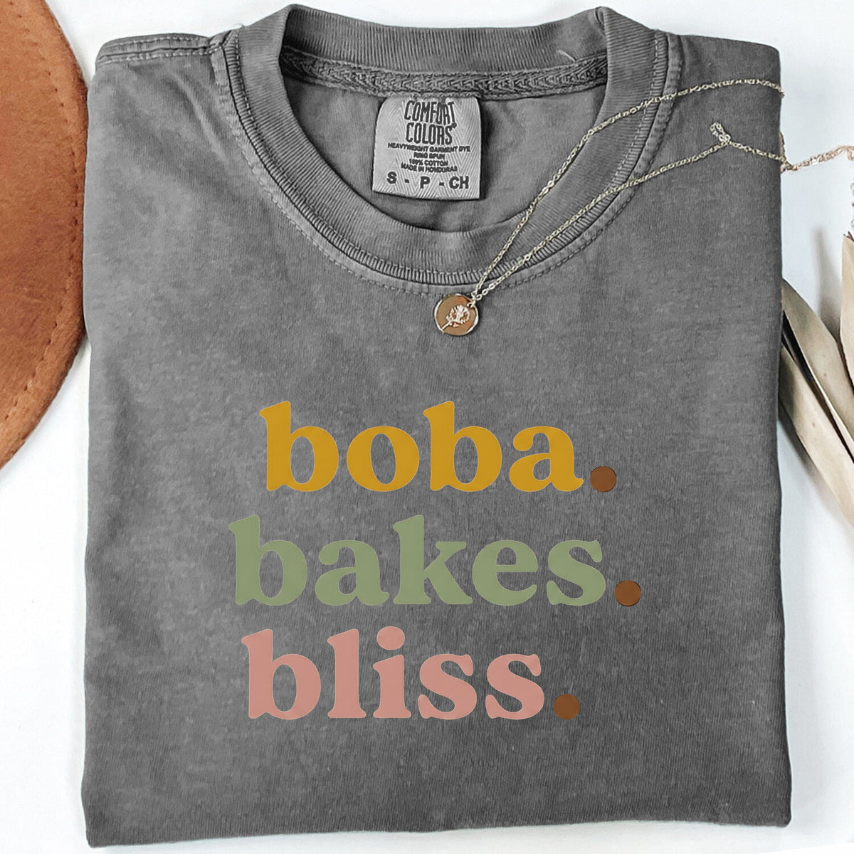 Booba Bakes Bliss Shirt, Funny Retro Graphic Tee, Quirky Typography Shirt, Cute Aesthetic Tee