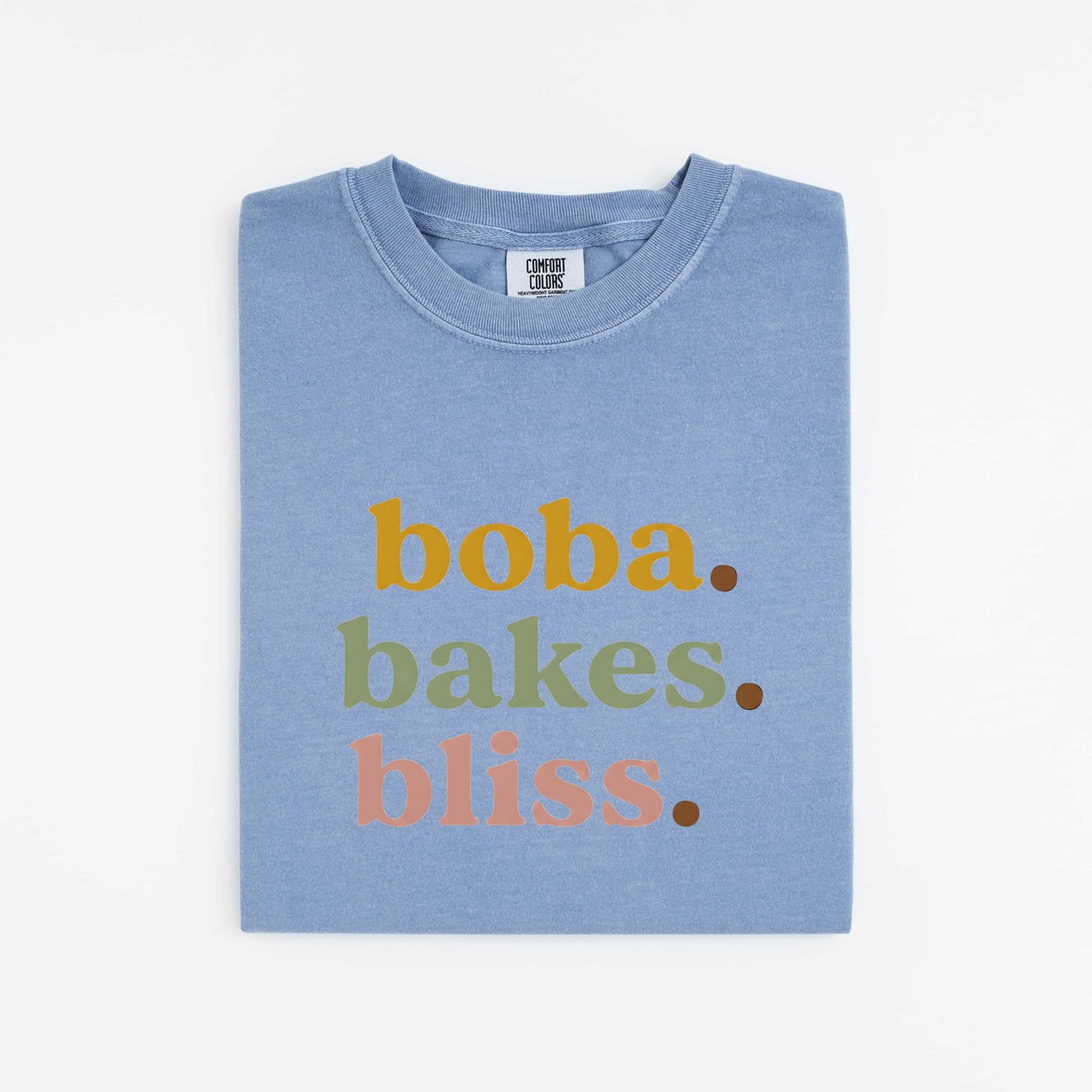 Booba Bakes Bliss Shirt, Funny Retro Graphic Tee, Quirky Typography Shirt, Cute Aesthetic Tee