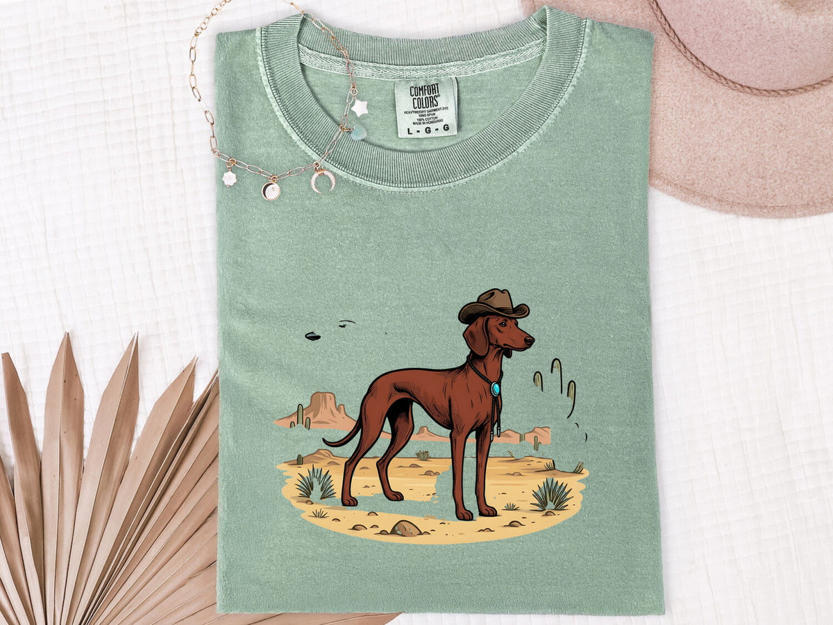 Cowboy Dog Shirt, Western Dog Tee, Funny Ranch Dog Shirt, Cowgirl Gift