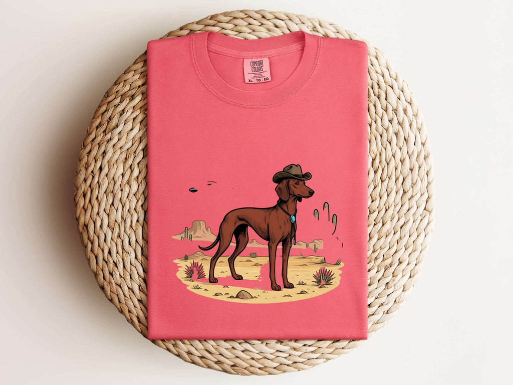 Cowboy Dog Shirt, Western Dog Tee, Funny Ranch Dog Shirt, Cowgirl Gift