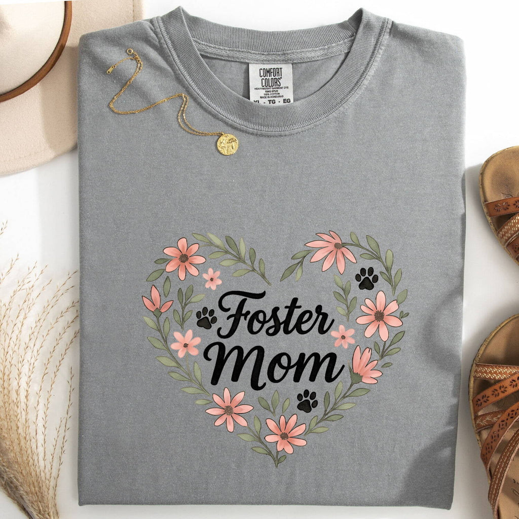 Foster Mom Shirt, Floral Foster Mother Tee, Foster Parent Gift, Mother’s Day Gift