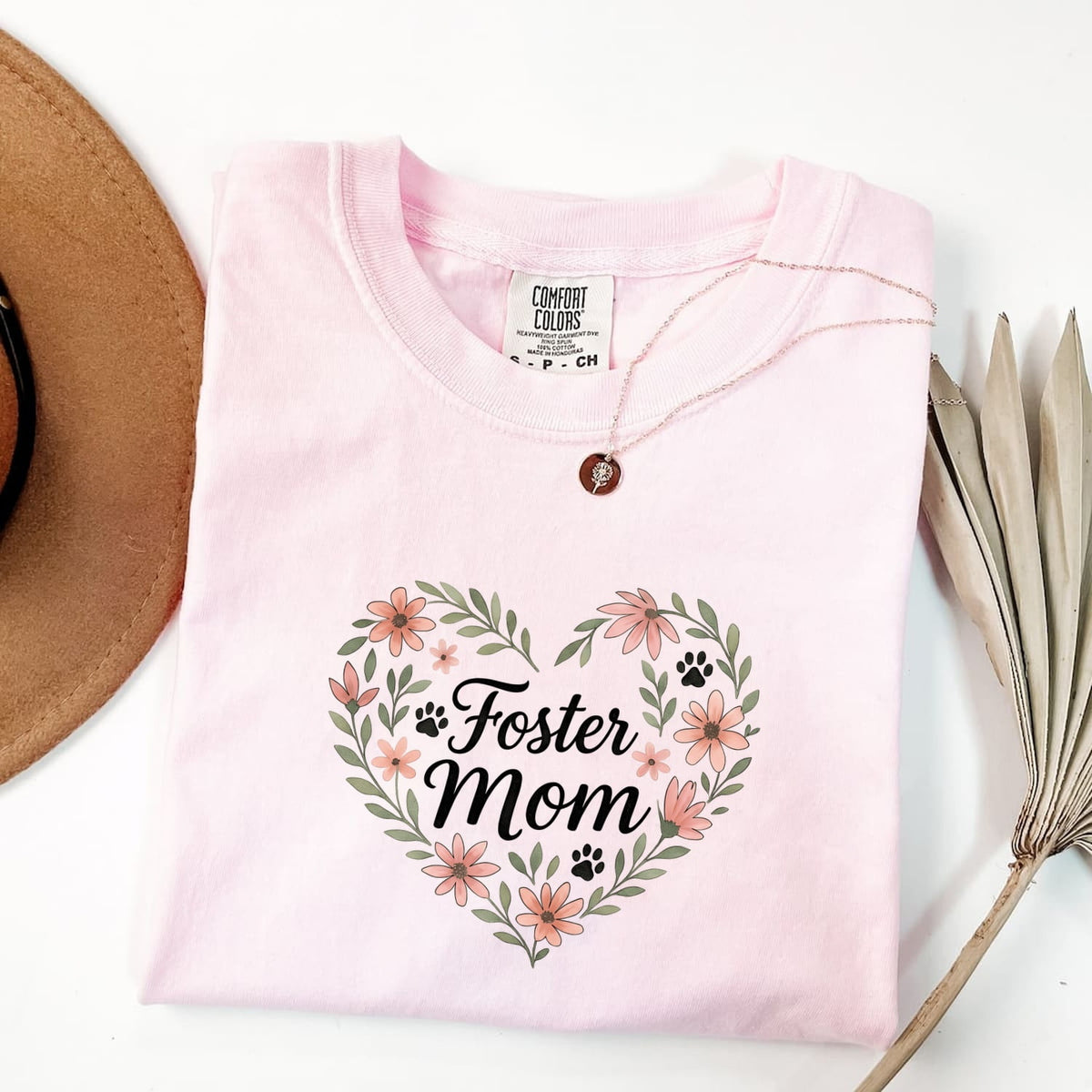 Foster Mom Shirt, Floral Foster Mother Tee, Foster Parent Gift, Mother’s Day Gift