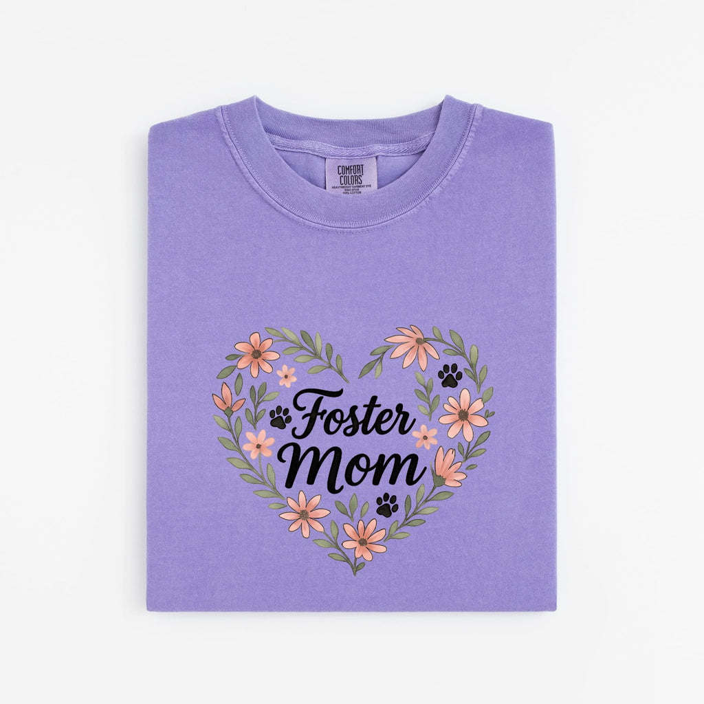 Foster Mom Shirt, Floral Foster Mother Tee, Foster Parent Gift, Mother’s Day Gift