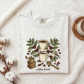 Vintage Coffee Shirt, Botanical Coffee Tee, Coffee Break Shirt, Coffee Lover Gift for Women