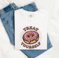 Treat Yourself Donut Shirt, Funny Donut Tee, Sweet Treat Shirt, Bakery Lover Gift for Women