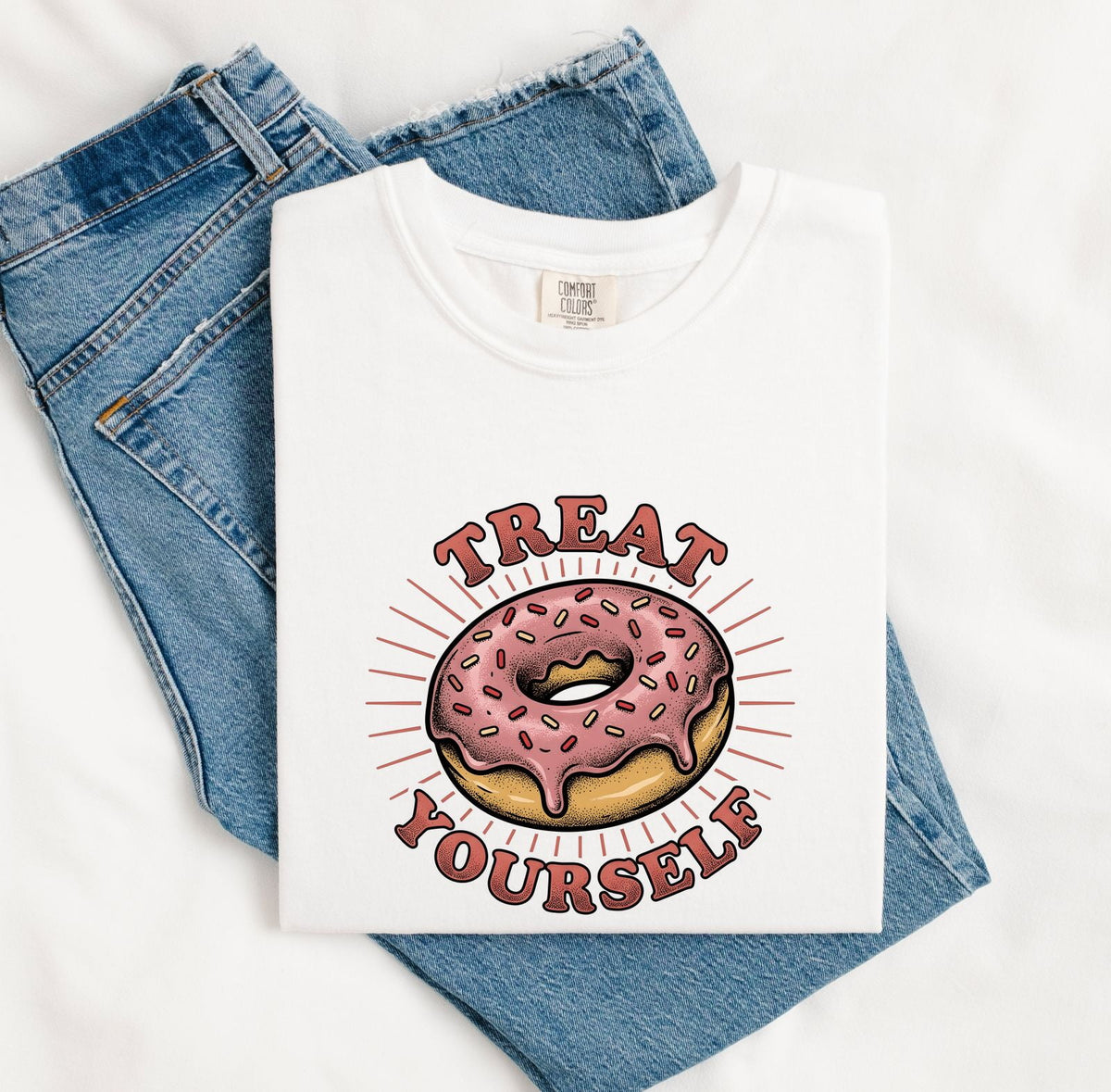 Treat Yourself Donut Shirt, Funny Donut Tee, Sweet Treat Shirt, Bakery Lover Gift for Women