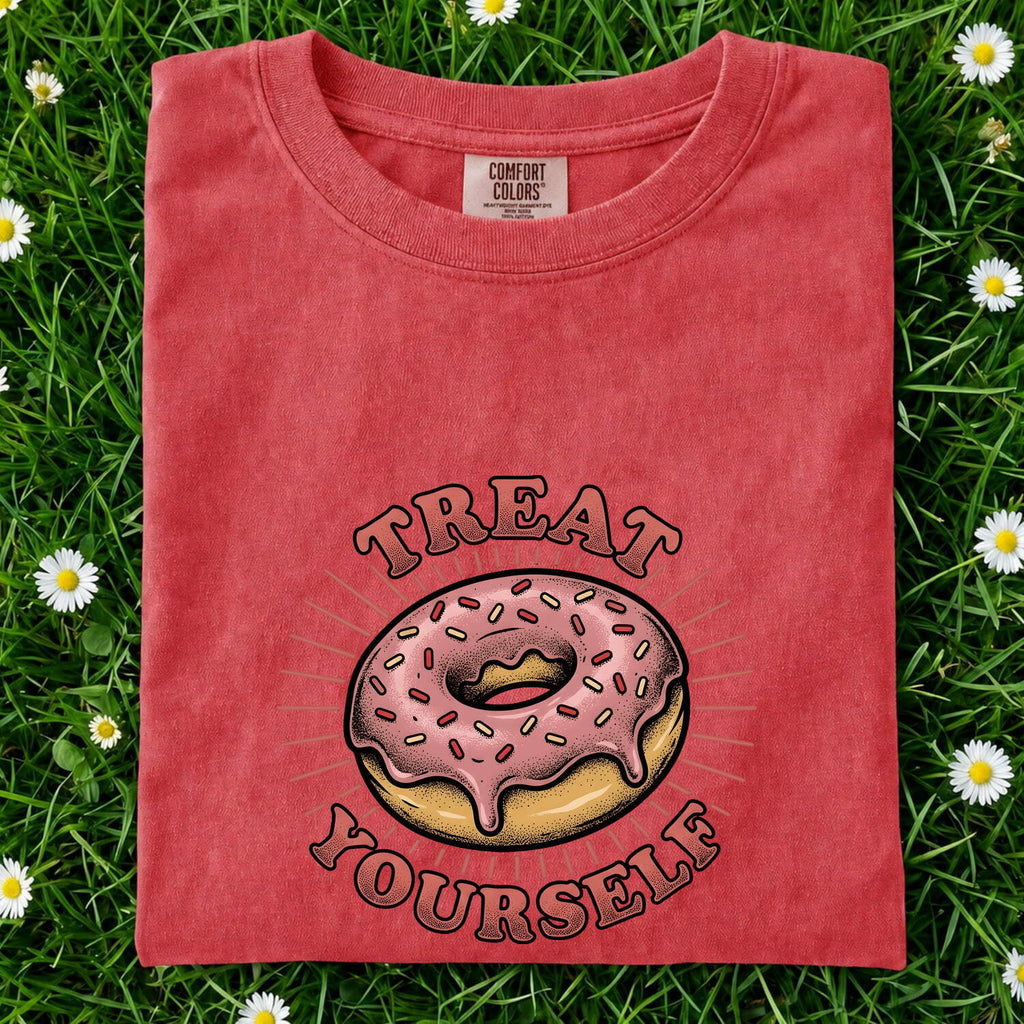 Treat Yourself Donut Shirt, Funny Donut Tee, Sweet Treat Shirt, Bakery Lover Gift for Women