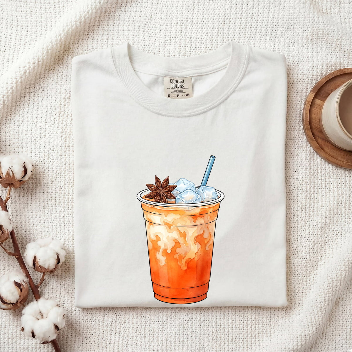 Iced Coffee Shirt, Cold Brew Lover Tee, Watercolor Coffee Shirt, Barista Gift for Women