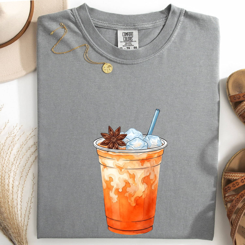 Iced Coffee Shirt, Cold Brew Lover Tee, Watercolor Coffee Shirt, Barista Gift for Women