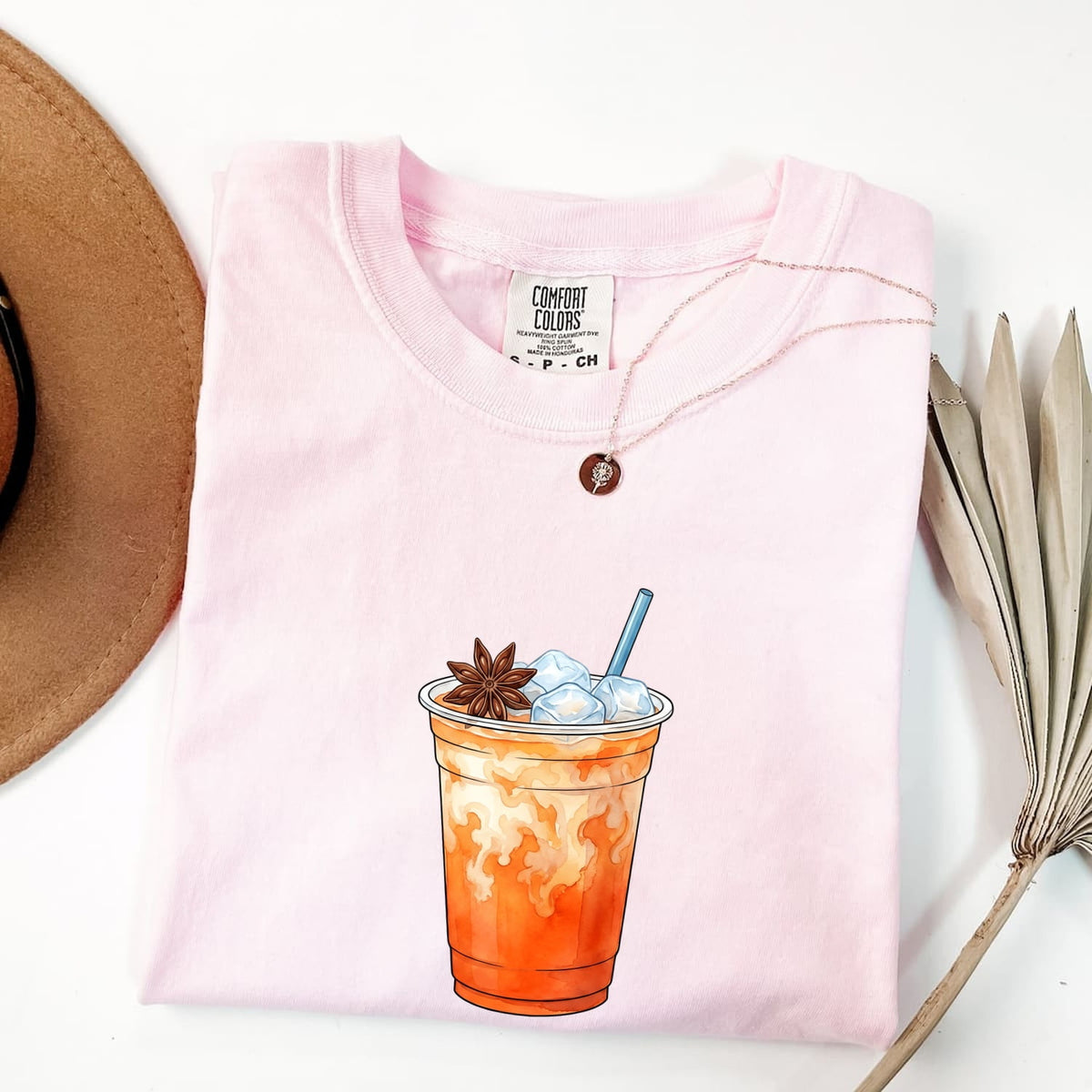 Iced Coffee Shirt, Cold Brew Lover Tee, Watercolor Coffee Shirt, Barista Gift for Women