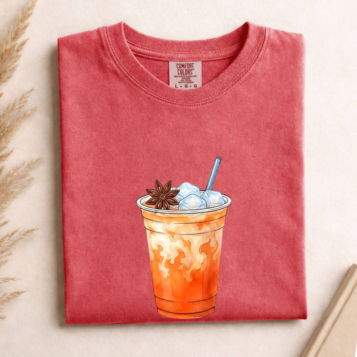 Iced Coffee Shirt, Cold Brew Lover Tee, Watercolor Coffee Shirt, Barista Gift for Women