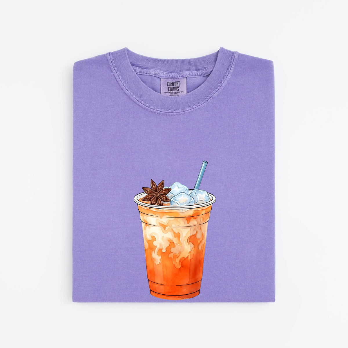 Iced Coffee Shirt, Cold Brew Lover Tee, Watercolor Coffee Shirt, Barista Gift for Women