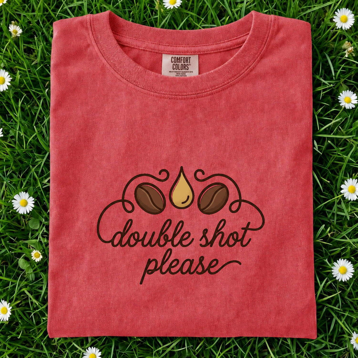 Double Shot Please Shirt, Funny Coffee Tee, Espresso Lover Shirt, Barista Gift for Women