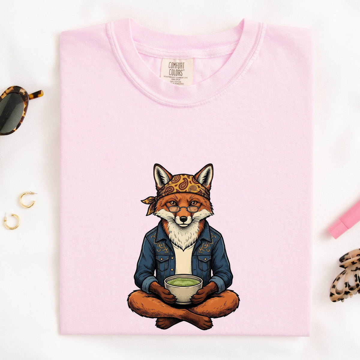 Fox Coffee Shirt, Funny Coffee Lover Tee, Cute Fox Graphic Shirt, Animal Lover Gift for Women, Espresso Tee