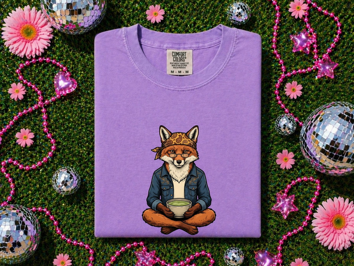 Fox Coffee Shirt, Funny Coffee Lover Tee, Cute Fox Graphic Shirt, Animal Lover Gift for Women, Espresso Tee