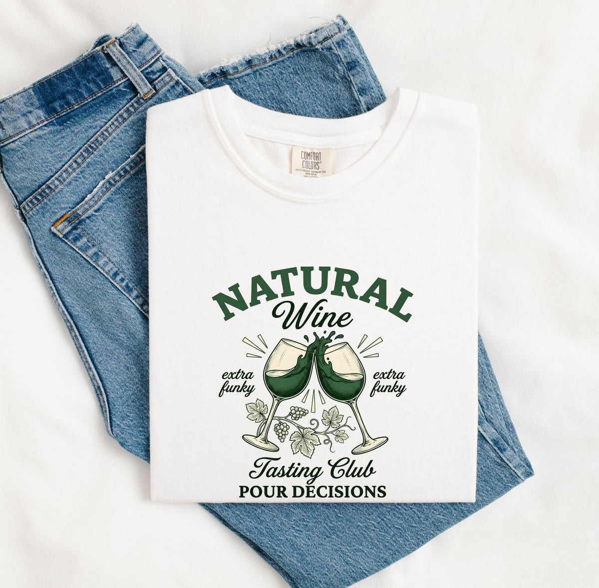 Funny Wine Shirt, Natural Wine Tasting Club Tee, Wine Lover Gift for Women, Pour Decisions Shirt