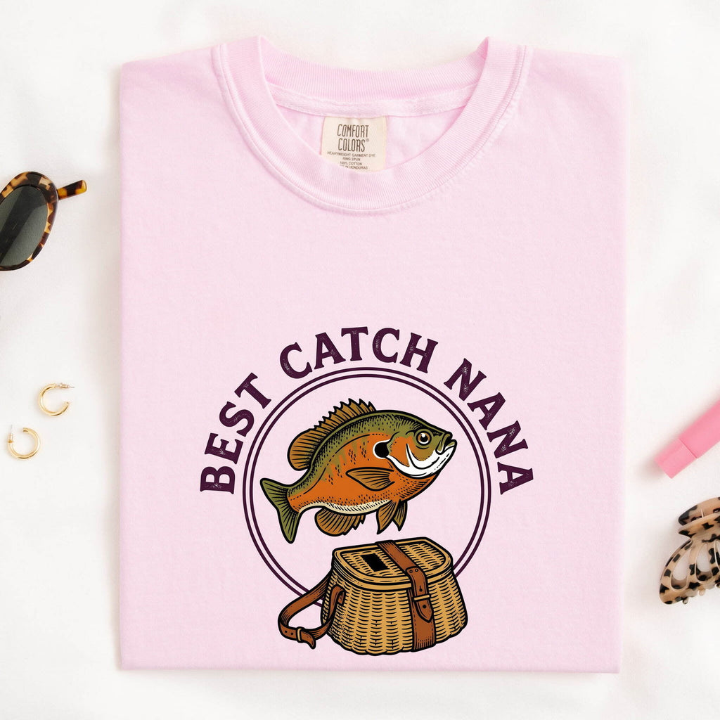 Best Catch Mama Shirt, Fishing Mom Tee, Fisherwoman Shirt, Lake Life Mom Shirt, Funny Fishing Gift for Women
