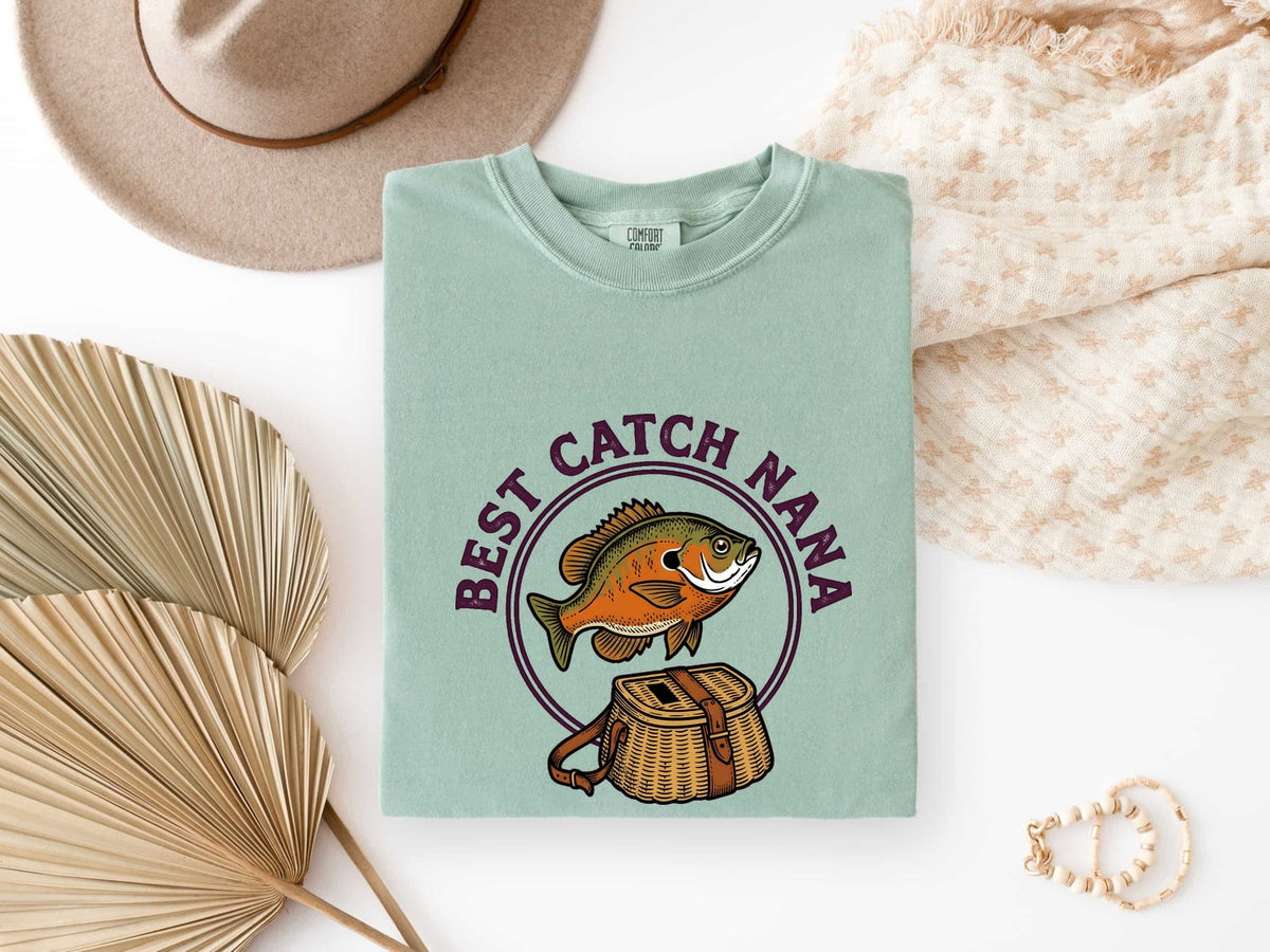 Best Catch Mama Shirt, Fishing Mom Tee, Fisherwoman Shirt, Lake Life Mom Shirt, Funny Fishing Gift for Women