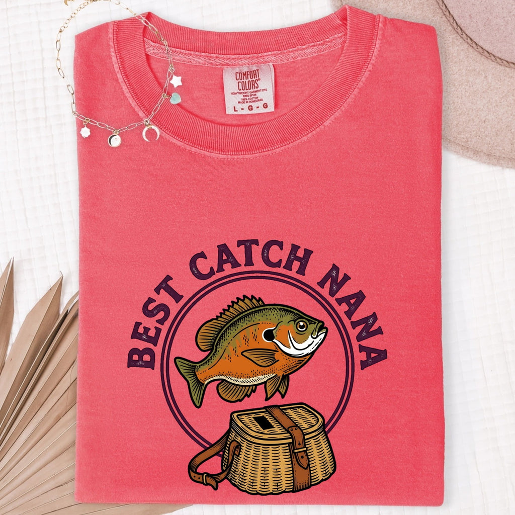 Best Catch Mama Shirt, Fishing Mom Tee, Fisherwoman Shirt, Lake Life Mom Shirt, Funny Fishing Gift for Women