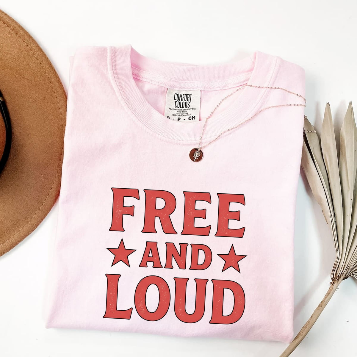 Free and Loud Shirt, Western Graphic Tee, Retro Cowgirl Shirt, Vintage Americana Tee, Bold Statement Shirt for Women