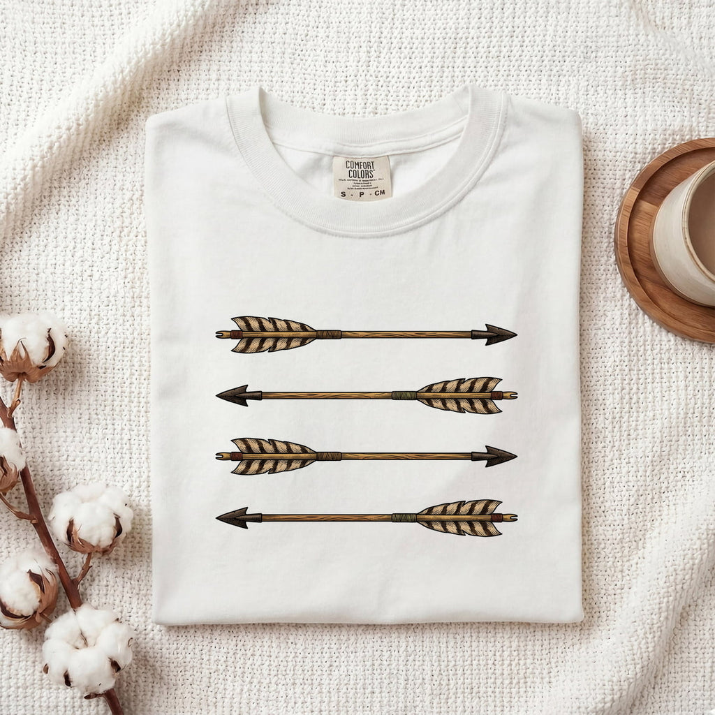 Vintage Arrow Shirt, Western Graphic Tee, Rustic Arrow Shirt, Boho Western Tee, Outdoorsy Gift for Women