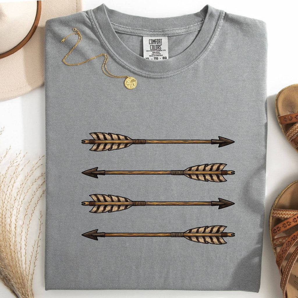 Vintage Arrow Shirt, Western Graphic Tee, Rustic Arrow Shirt, Boho Western Tee, Outdoorsy Gift for Women