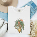 Succulent Shirt, Terrarium Plant Tee, Botanical Graphic Shirt, Plant Lover Gift, Floral Boho Tee for Women