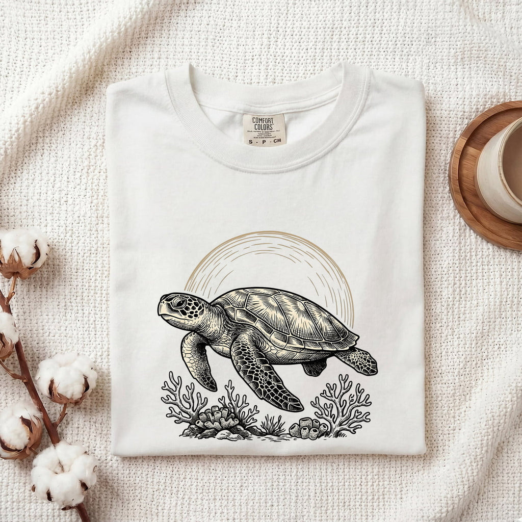 Vintage Sea Turtle Shirt – Ocean & Coastal Graphic Tee