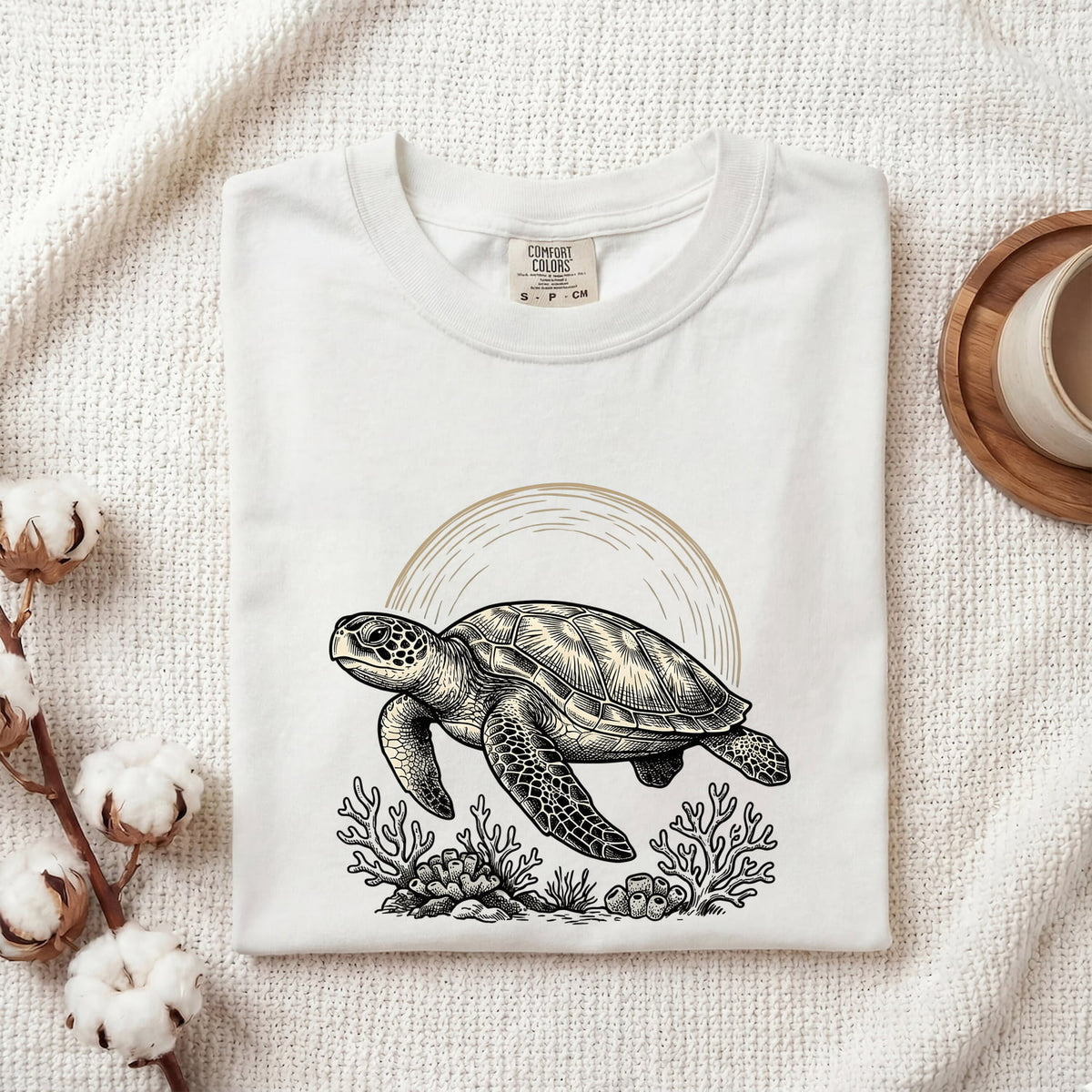 Vintage Sea Turtle Shirt – Ocean & Coastal Graphic Tee