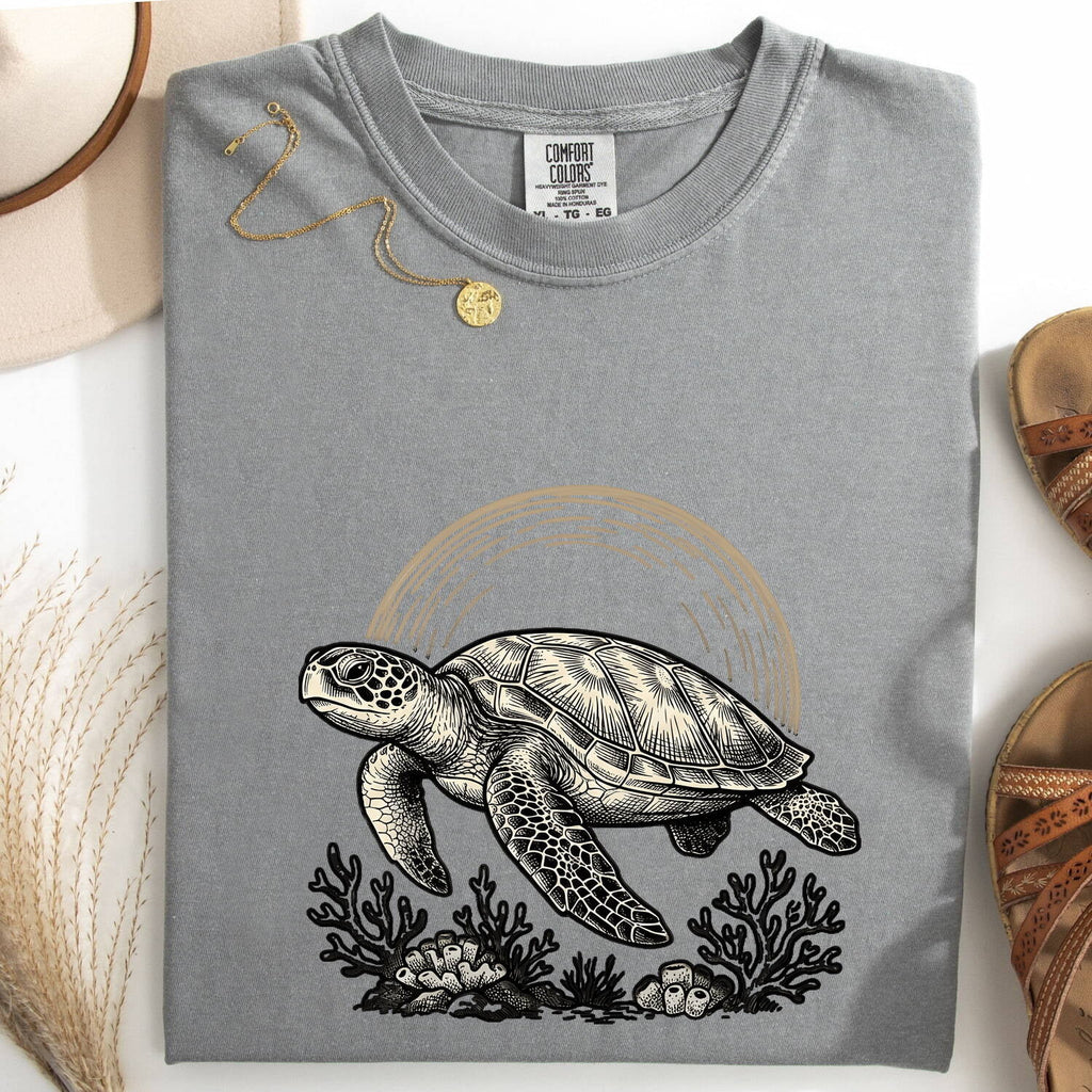 Vintage Sea Turtle Shirt – Ocean & Coastal Graphic Tee