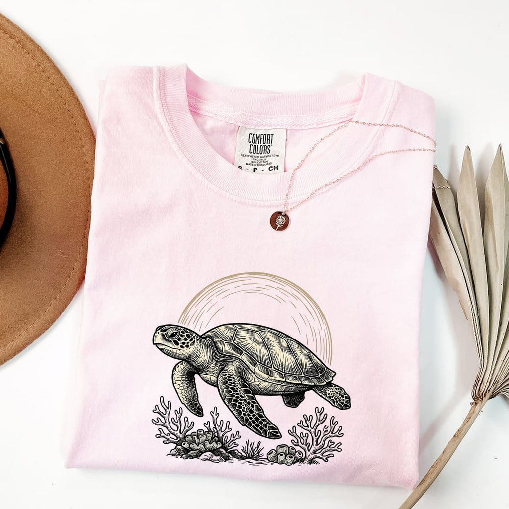 Vintage Sea Turtle Shirt – Ocean & Coastal Graphic Tee