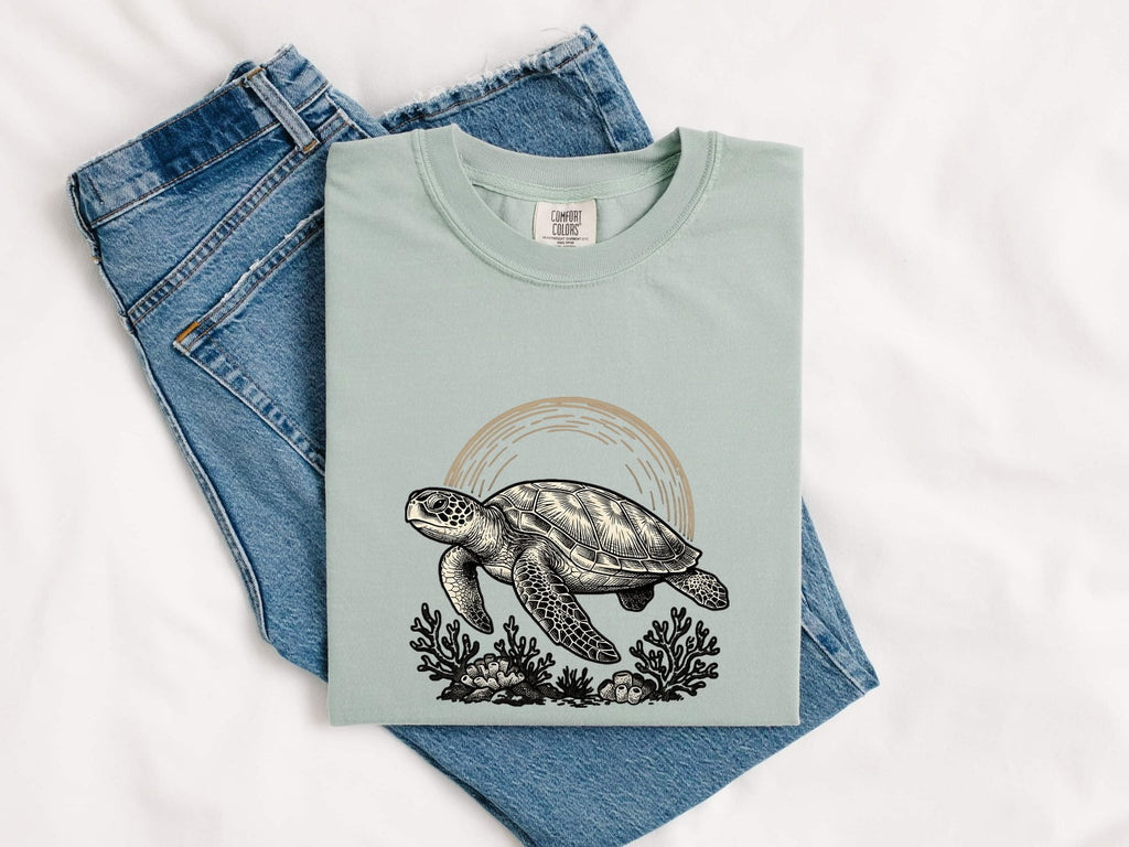 Vintage Sea Turtle Shirt – Ocean & Coastal Graphic Tee