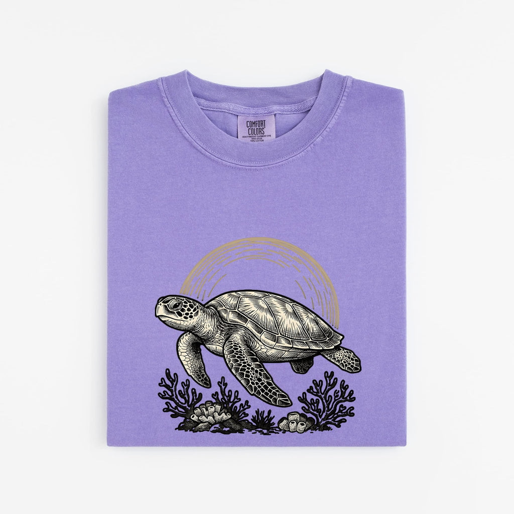 Vintage Sea Turtle Shirt – Ocean & Coastal Graphic Tee