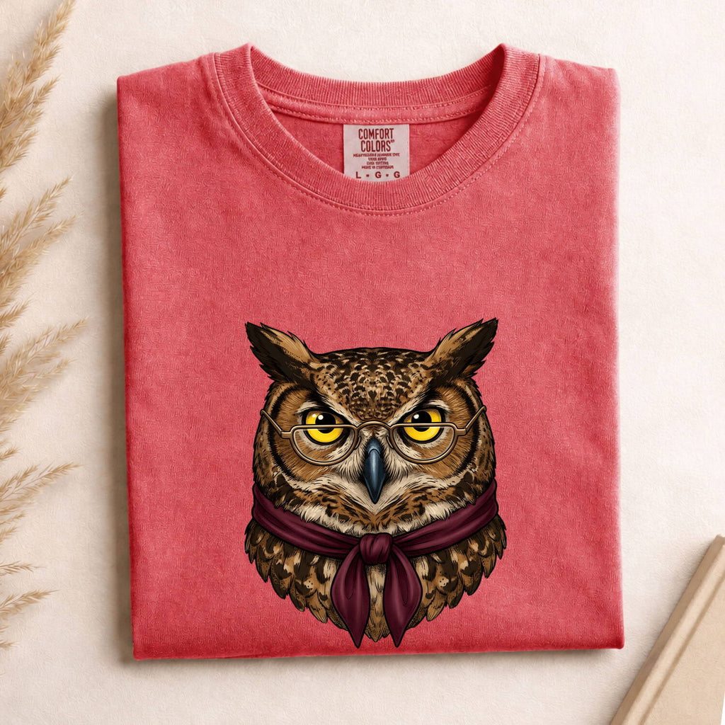 Distinguished Owl Shirt – Vintage Wise Owl Graphic Tee