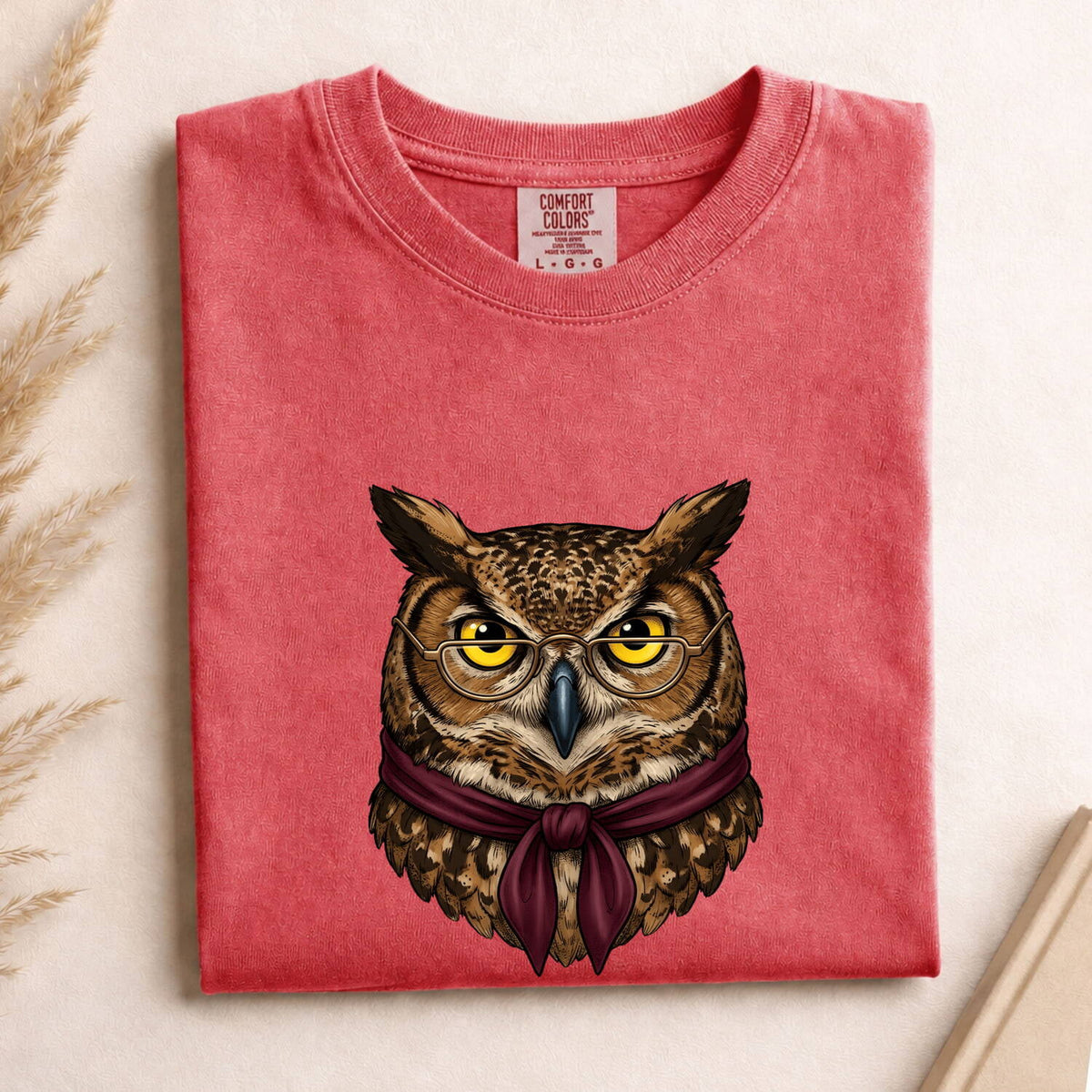 Distinguished Owl Shirt – Vintage Wise Owl Graphic Tee
