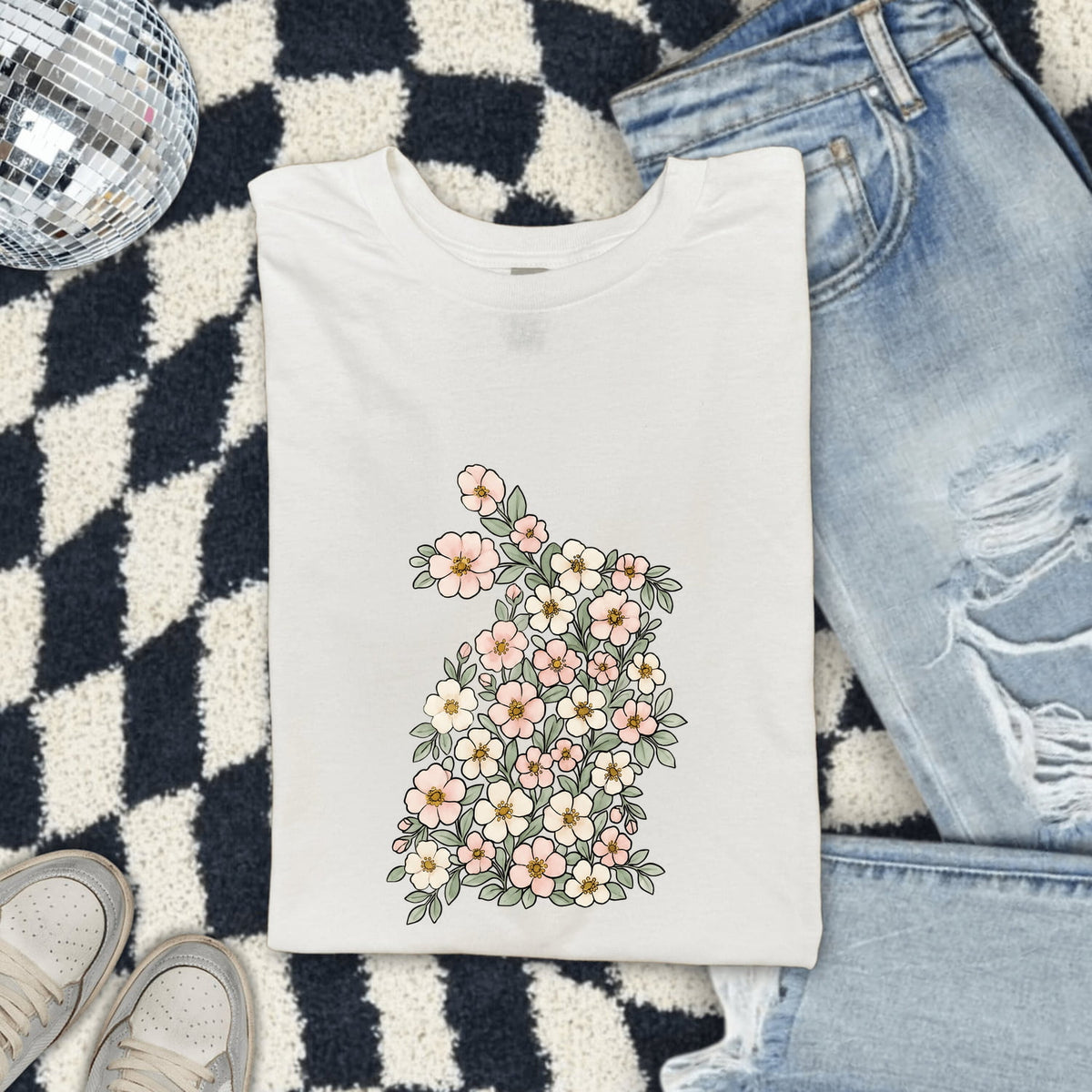 Wildflower Shirt – Delicate Botanical Floral Graphic Tee