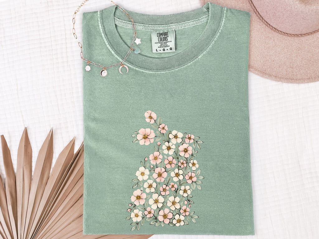 Wildflower Shirt – Delicate Botanical Floral Graphic Tee