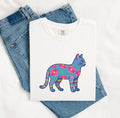Colorful Floral Cat Shirt – Bright Boho Cat Graphic Tee